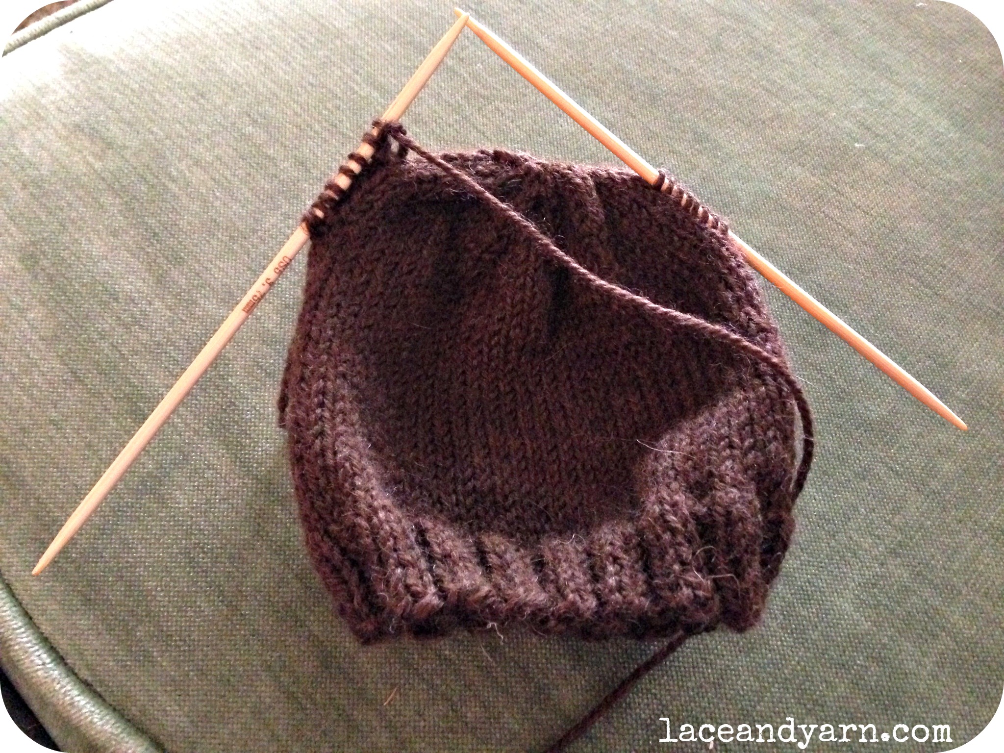 add critter ears to a knit hat